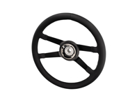 Padded leather steering wheel 380mm Carrera RS style. Porsche 911 1965 - 1973 - 91134708400