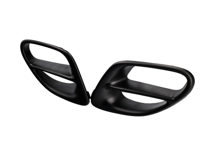 Luchtinlaten aan de zijkant in turbostijl voor Porsche Boxster 986 - P986101, 98650456101G2X, 98650456102G2X, 98650456103G2X, 98650456201G2X, 98650456202G2X, 98650456202G2X, 9865045610, 9865045620