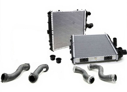 Water Coolant Fluid radiators & pipes  Porsche Boxster 987 / Cayman 987C / 997 (OE Part No. 99710613102 / 99710613202) - 99710613102, 99710613202, 99710662105, 99710662504, 99710662204, 99710662605