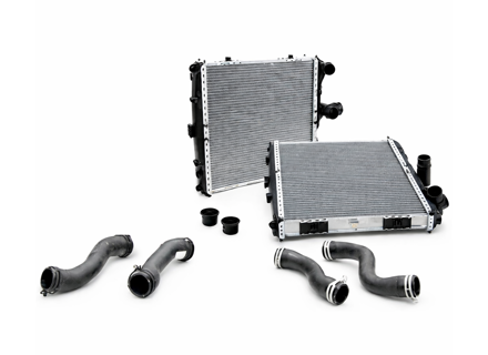 保时捷 Boxster 987 / Cayman 987C / 997 水冷液散热器及管道（原厂零件号：99710613102 / 99710613202） - 99710613102, 99710613202, 99710662105, 99710662504, 99710662204, 99710662605