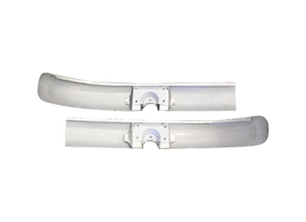 Heckstoßstange (ungeschweißt) mit Auspuffausschnitten. Porsche 356A T2 1957-59 - 64450502101 - PP126T2, P126T2 Heckstoßstange (ungeschweißt) mit Auspuffausschnitten. Porsche 356A T2 1957-59 - 64450502101 - PP126T2, P126T2