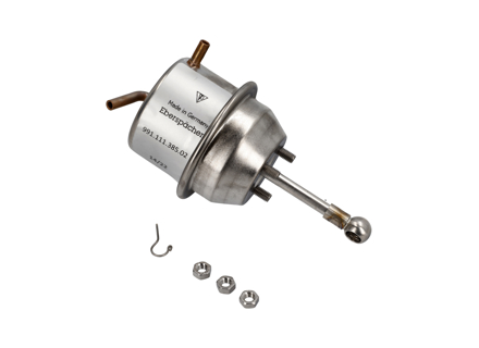 Unidad de reemplazo de vacío de escape deportivo, derecha. Porsche 991.1 Carrera - 99111138201, 99111138200