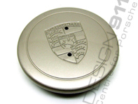 Wheel Cap 'Fuchs' White Gold Metallic - metal embossed crest for Porsche - 91136103231, 91136103233 Wheel Cap 'Fuchs' White Gold Metallic - metal embossed crest for Porsche - 91136103231, 91136103233