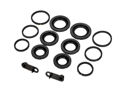 Kit de cache-poussière et joint pour piston d'étrier de frein avant à 6 pistons. Porsche 996 / 997 / 987.1 - 99635191501, 99635191500, 95135291700 - 228010