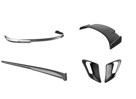 Downforce RS aero kit. Porsche 997.1 Turbo - P997.10.7002, P997.10.1020, P997.20.2020, P997.10.3020, P997.10.2025 Downforce RS aero kit. Porsche 997.1 Turbo - P997.10.7002, P997.10.1020, P997.20.2020, P997.10.3020, P997.10.2025