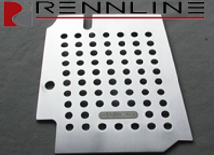 Tablero de piso de aluminio Rennline. Lado del pasajero. Porsche 356A - F12 Tablero de piso de aluminio Rennline. Lado del pasajero. Porsche 356A - F12