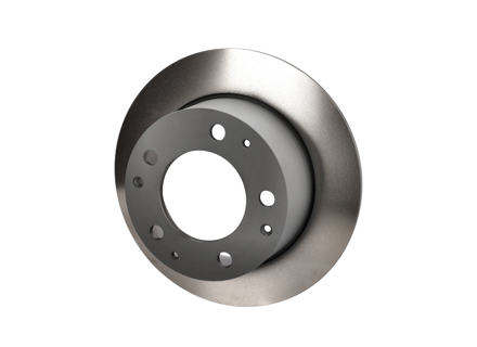 Brake disc rotor, Rear. Porsche 914-6 1970-76 - 90135240118