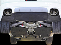 AWE Track Edition Auspuffanlage mit silbernen Spitzen für Porsche 970 Panamera Turbo - 3010-42022, 3010