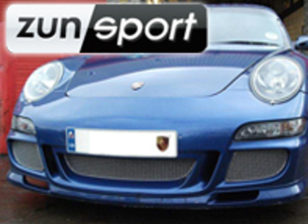 Edelstahl-Grillsatz für vordere Stoßstange ZunSport. Porsche 997 GT3 Edelstahl-Grillsatz für vordere Stoßstange ZunSport. Porsche 997 GT3