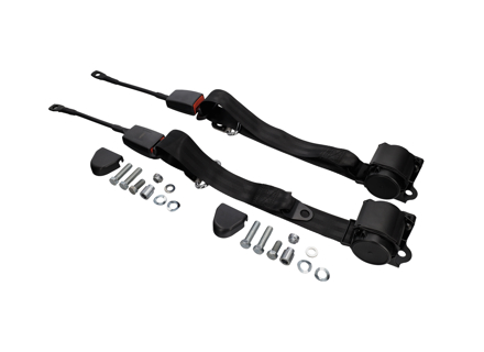 CEINTURES DE SÉCURITÉ - AVANT Automatique / Inertie VERTICAL B PILLER MOUNT / BOUCLES DE PLANCHER avec support en L PAIRE - 92880312610, 9288031261070B