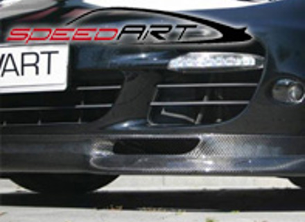 Front Chin Spoiler SpeedART BTR-II Carbon. Porsche 997 Turbo
