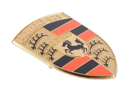 Insignia del capó para los primeros Porsche 911 hasta 1973 - 90155921021, 90155921027, 90155921029