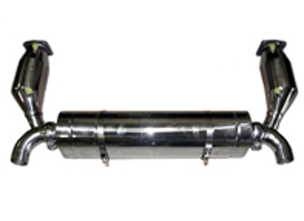 Sports exhaust rear silencer and catalytic converters Porsche 997 GT2 and GT2 RS Sports exhaust rear silencer and catalytic converters Porsche 997 GT2 and GT2 RS
