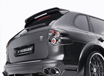 Dakspoiler. Hamann voor Cayenne MKII