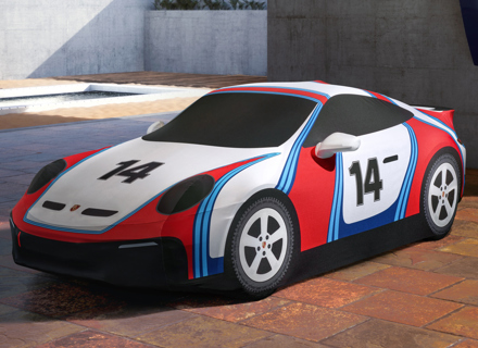 Funda de coche para interior "Rally 1978". Porsche 992 Dakar