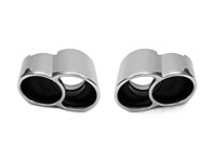 Embouts d'échappement Fabspeed Deluxe style X-50. Porsche 996 Turbo (2000-2005) - 99611198101, 99611198201 - FS.POR.996T.X50TP