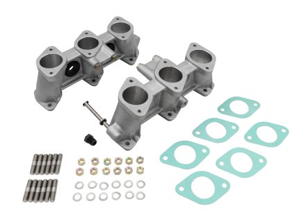 PMO inductie 40x37 mm hoge inlaatspruitstukset voor 40 mm carburateurs. Porsche 911 2.7ltr / 3.0ltr kleine poort CIS cilinderkoppen - PM-O907-0 PMO inductie 40x37 mm hoge inlaatspruitstukset voor 40 mm carburateurs. Porsche 911 2.7ltr / 3.0ltr kleine poort CIS cilinderkoppen - PM-O907-0