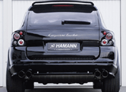 Spoiler inferior trasero del portón trasero. Hamann para Cayena Spoiler inferior trasero del portón trasero. Hamann para Cayena