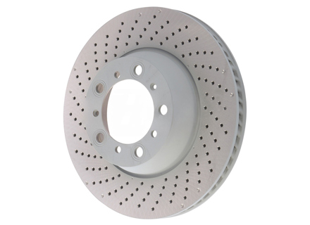 Disque de frein arrière monobloc percé, 330 x 28 mm, Porsche 991.2 / 992 - 99135240401, 99135240301, 9P1615602, 9P1615601 - PRL31524, PRR31624 Disque de frein arrière monobloc percé, 330 x 28 mm, Porsche 991.2 / 992 - 99135240401, 99135240301, 9P1615602, 9P1615601 - PRL31524, PRR31624