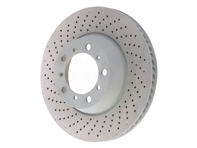 Brake disc rotor Rear, drilled monobloc, 330x28mm. Porsche 991.2 / 992 - 99135240401, 99135240301, 9P1615602, 9P1615601 - PRL31524, PRR31624 Brake disc rotor Rear, drilled monobloc, 330x28mm. Porsche 991.2 / 992 - 99135240401, 99135240301, 9P1615602, 9P1615601 - PRL31524, PRR31624