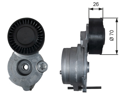 Riem spanrol. Porsche 958 Cayenne / 970 Panamera / 95B.1 Macan Diesel - 95810236151, 95810236150, 958903133 - T39333 Riem spanrol. Porsche 958 Cayenne / 970 Panamera / 95B.1 Macan Diesel - 95810236151, 95810236150, 958903133 - T39333