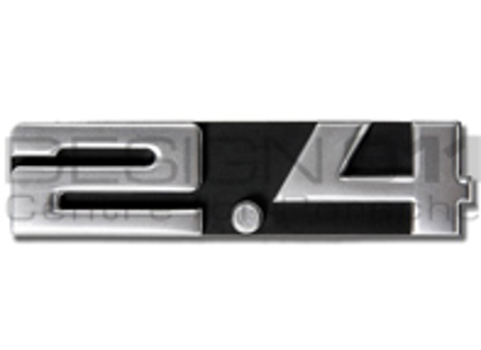 '2.4' Badge for rear ventilation grille. Porsche 911 1972 - 91155901500, 91155901502 '2.4' Badge for rear ventilation grille. Porsche 911 1972 - 91155901500, 91155901502