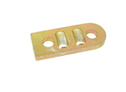 Vooras stabilisator hendel geleideplaat. Porsche 911 65-73 / 914 - 90134371301, 90134376300 - URO-012120, 911820/062, 1640550700