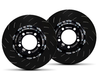 EBC Racing Dischi freno anteriori SLOTTED flottanti in due pezzi per Porsche - 38007063, 38007064, 99135140581, 99135140681, 99135140682 - SG2F016 EBC Racing Dischi freno anteriori SLOTTED flottanti in due pezzi per Porsche - 38007063, 38007064, 99135140581, 99135140681, 99135140682 - SG2F016