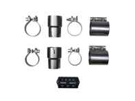 Auspuff-Montagesatz für 976 Panamera Slip-On Line Titan-Auspuffanlage. Porsche 976 Panamera V6 - P-MF1052