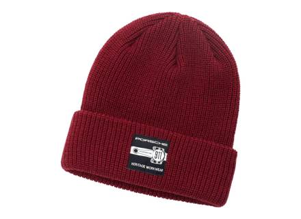 Porsche Essential Beanie, Bordeauxrot. - WAP6700020PESS Porsche Essential Beanie, Bordeauxrot. - WAP6700020PESS