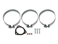 Kit de montaje con 3 correas para escape trasero. Porsche 911 1975-83 - 92.201KIT, 1621700210 Kit de montaje con 3 correas para escape trasero. Porsche 911 1975-83 - 92.201KIT, 1621700210