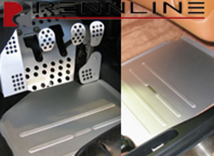 Set di tappetini da pista Rennline. Lato guidatore e passeggero. Porsche 964/993 - TM06 Set di tappetini da pista Rennline. Lato guidatore e passeggero. Porsche 964/993 - TM06