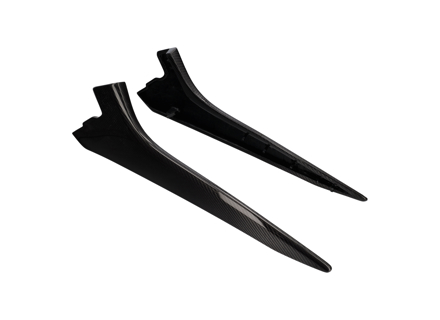 Panneaux latéraux de la console centrale en fibre de carbone Rennline. Porsche 991 / 981 / 718 - 99155313102, 99155313202, 99155313101, 99155313201