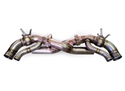 Sports exhaust rear silencer cross pipes Porsche 992 turbo - P0.004.C01, 992251057B, 992298019C Sports exhaust rear silencer cross pipes Porsche 992 turbo - P0.004.C01, 992251057B, 992298019C