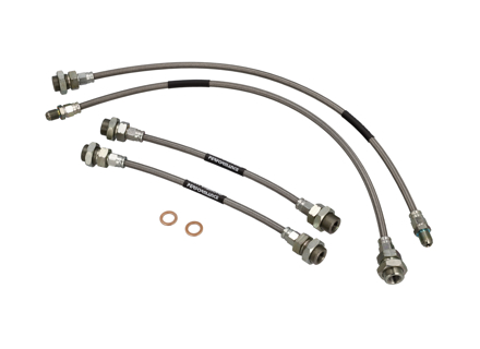 Tubi freno in acciaio inox. Porsche 924/944 - DHK153