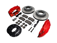 Bremssattel und Bremsscheibe „Big Reds“ Front-Upgrade-Kit für Porsche 911 69-73 - FVD351964499ALU Bremssattel und Bremsscheibe „Big Reds“ Front-Upgrade-Kit für Porsche 911 69-73 - FVD351964499ALU