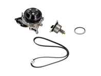 Water pump with housing, belt & thermostat kit. Porsche 991.2 Carrera 2S / 4S / 992.1 Carrera 2S / 4S / turbo - 9A712168800, 0PB121688, 9A110655900, 9A110622603, 9A110622602, 9A712111000, 0PB121110A, 0PB903137B, 9A110222100, 0PB121010D, 0PB121010, 0PB121010A, 9A210603974, 9A210603973, 9A210603972, 9A210603971, 9A210603970