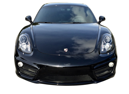 Front Bumper Stainless Steel Front Grill Set ZunSport. Porsche Cayman S 981 (PDK without Sensors) - ZPR47513, ZPR47513B, ZPR47213, ZPR47213B, ZPR46613, ZPR46613B