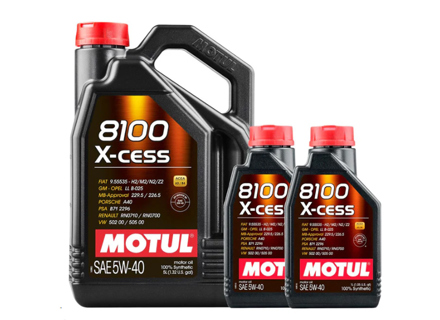MOTUL 8100 X-CESS 5W-40 Motoröl 7ltr - 102870, 102784