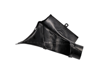 Hot air socket, LEFT REAR. Porsche 911 / 914 - 93010632102, 93010632101, 93010602150 - ENG11.2.112, ENG112112, 1682602070