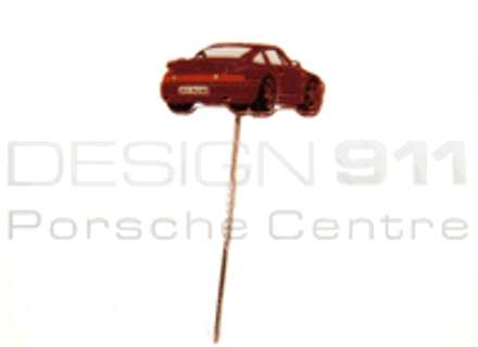 Stick Pin 'Porsche 911 Turbo' Rosso pietra rubino