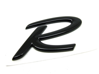 R - Badge voor Porsche 987C Cayman R - 98755925900 R - Badge voor Porsche 987C Cayman R - 98755925900