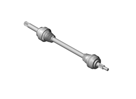 Arbre de transmission arrière. Porsche 971.1 Panamera / 971.2 Panamera - 971501201F, 971501201L, 971501201R, 971501201AA - PS-S-009