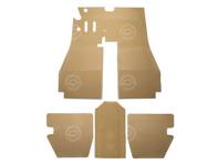 Complete Tan Rubber Floor Mat Set LHD. Porsche 356A - 64455110100, 64455111100, 64455111101, 64455141100, 64455141101, 64455112100, 64455112200 - NLA55110100400 Complete Tan Rubber Floor Mat Set LHD. Porsche 356A - 64455110100, 64455111100, 64455111101, 64455141100, 64455141101, 64455112100, 64455112200 - NLA55110100400