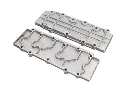 Cache moteur d'arbre à cames - inférieur en alliage argenté Porsche 911 1968-89 - 93010511600, 93010511605, 93010511601, 93010511602, 93010511603, 93010511604