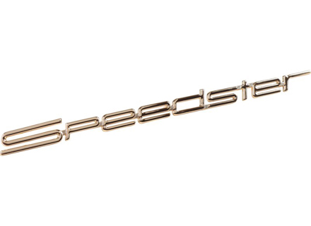 'Speedster'-badge aan de zijkant. Porsche 356 A Speedster - 64455932140 - 1681600200