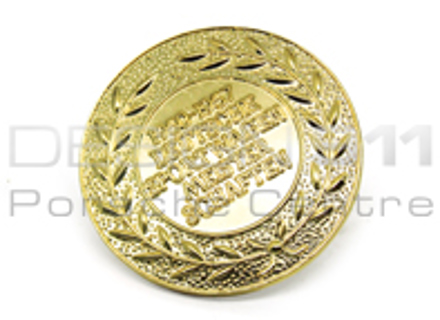 Armaturenabzeichen 'MEISTER SCHAFTEN'. Porsche 356 - 64455900040 Armaturenabzeichen 'MEISTER SCHAFTEN'. Porsche 356 - 64455900040