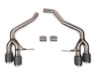 Fabspeed Rear Slip-On Sport Exhaust, Non-Resonated (Louder). Porsche Macan 2.0L (2014-2018) - 95B0442003, 95B0442004 - FS.POR.14MCN2L.MBPCF, FS.POR.14MCN2L.MBPP, FS.POR.14MCN2L.MBPB, FS.POR.14MCN2L.MBPTI