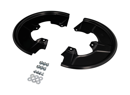 Front Brake Disc Cover Plates Kit. Porsche 964 C2 / C4 1989-93 - 96435180302, 96435180402, 90015100603, 99907200501, 90026904701