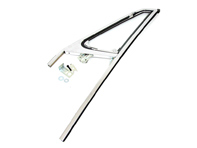 Door glass frame in chrome with vent window. Porsche 911 Targa 69-76 - 1685250270, 1685250280, 90154200543, 90154200643 - 1685250270, 1685250280 Door glass frame in chrome with vent window. Porsche 911 Targa 69-76 - 1685250270, 1685250280, 90154200543, 90154200643 - 1685250270, 1685250280